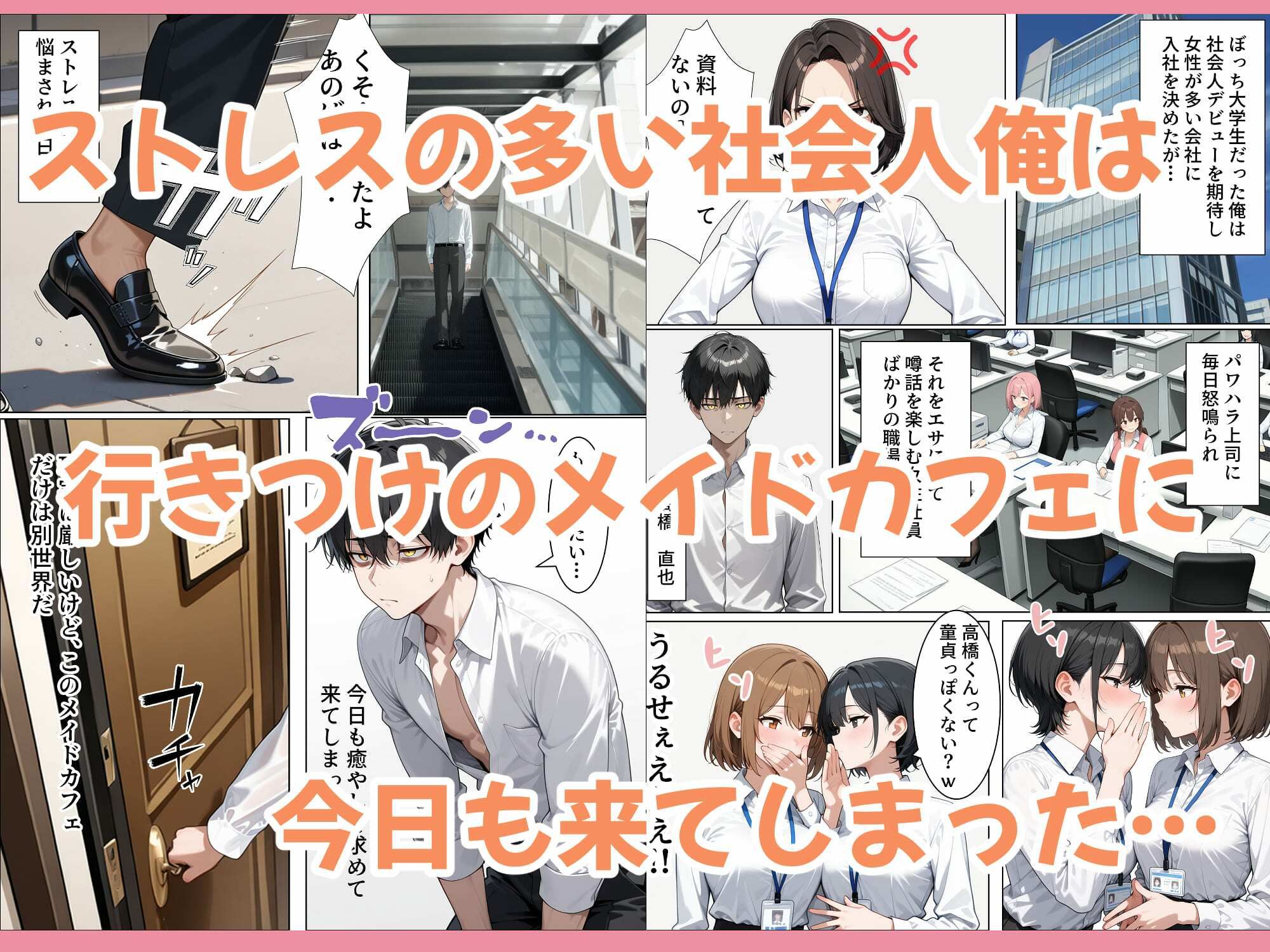 メイドカフェに行ったらゆるふわ巨乳メイドとジト目ツンデレバニーと中出しセックスすることになったんだが サンプル2ページ目