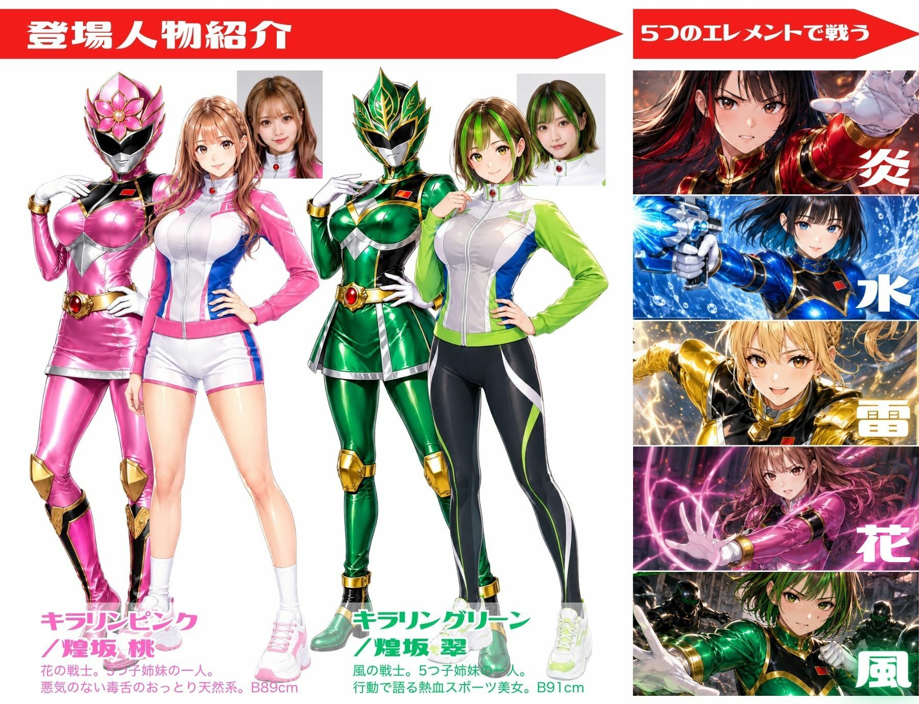 【戦隊ピンク特別編集版】煌戦隊キラリンジャーIN美肢体研究室・極太の侵入ミッション〜敵アジトで拘束された戦隊ヒロインは戦闘員が極太過ぎて大ピンチ？/戦隊ロスのアナタに贈る『大人の為の戦隊』シリーズ〜 サンプル9ページ目