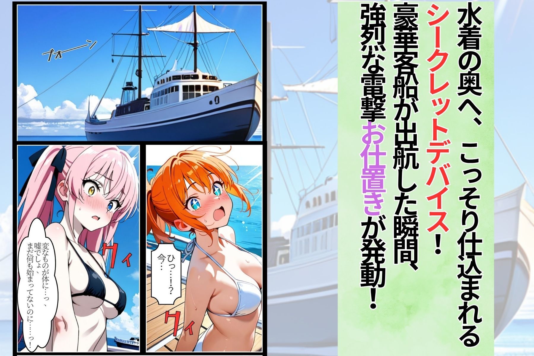 野外クルーザーで生配信したらダブルで雌堕ちさせられました サンプル6ページ目