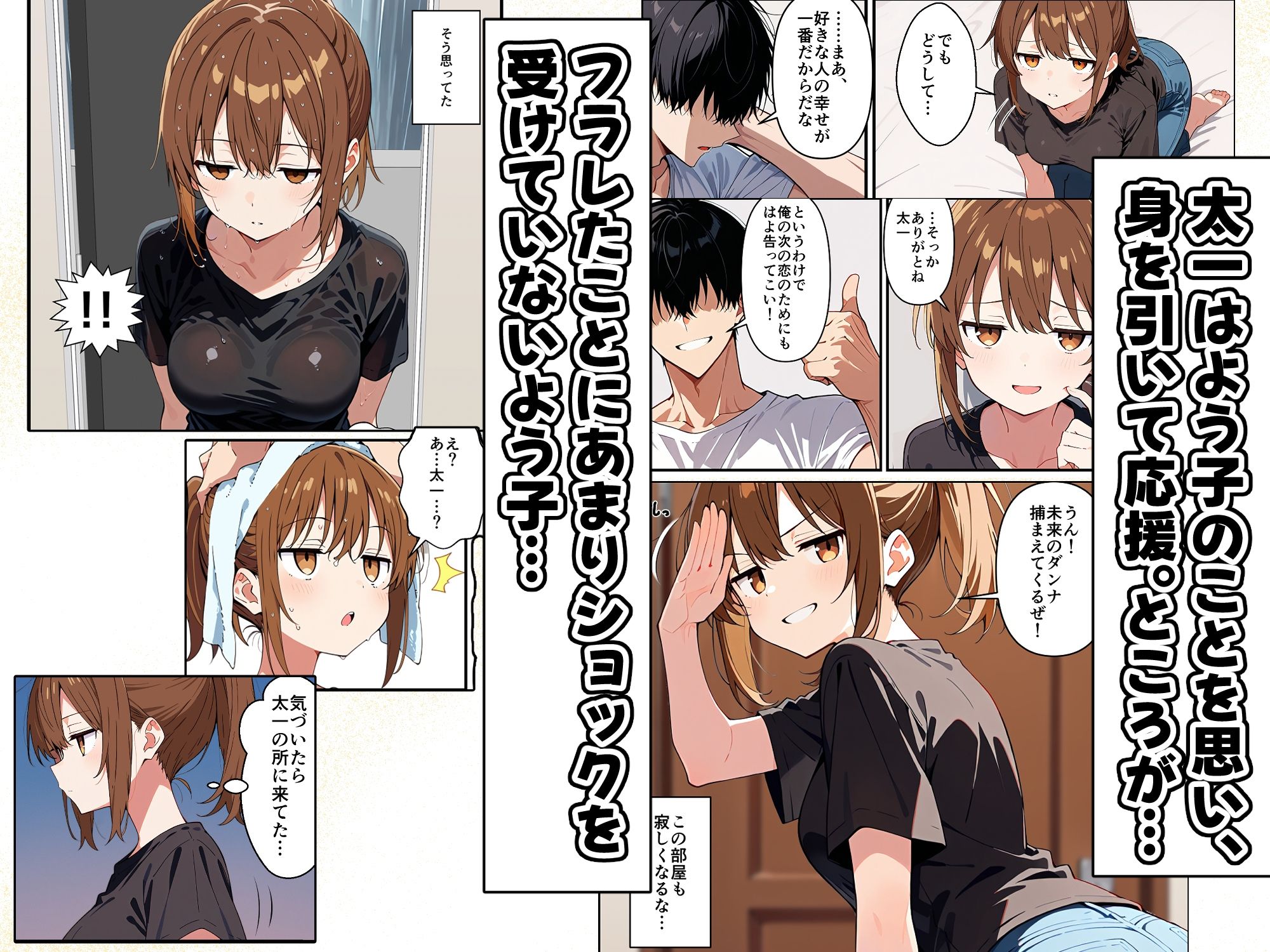 幼馴染が俺の嫁＋オナホになるまで サンプル2ページ目