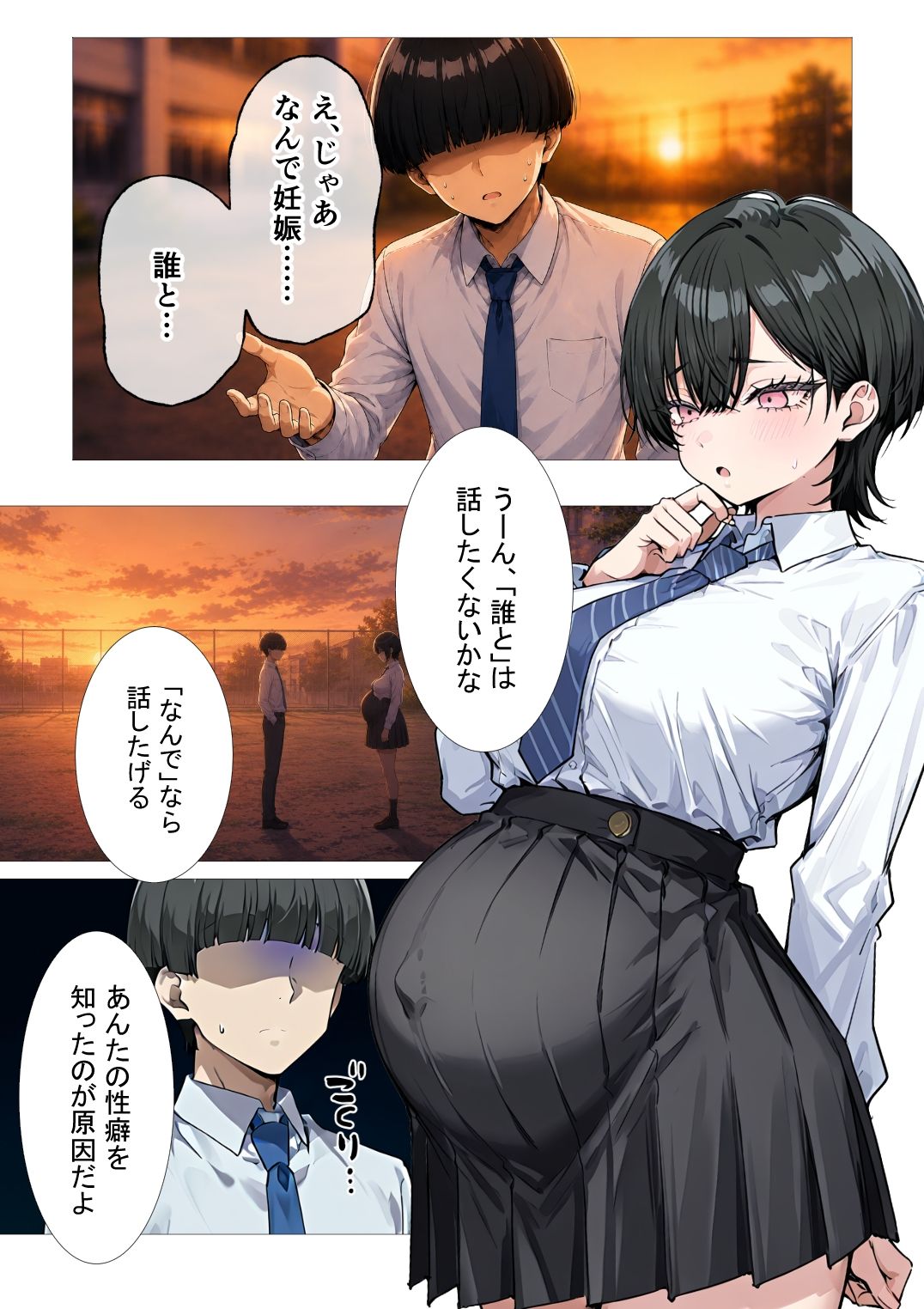 孕トモ-オレのNTR性癖のせいでデキ婚した親友- サンプル3ページ目