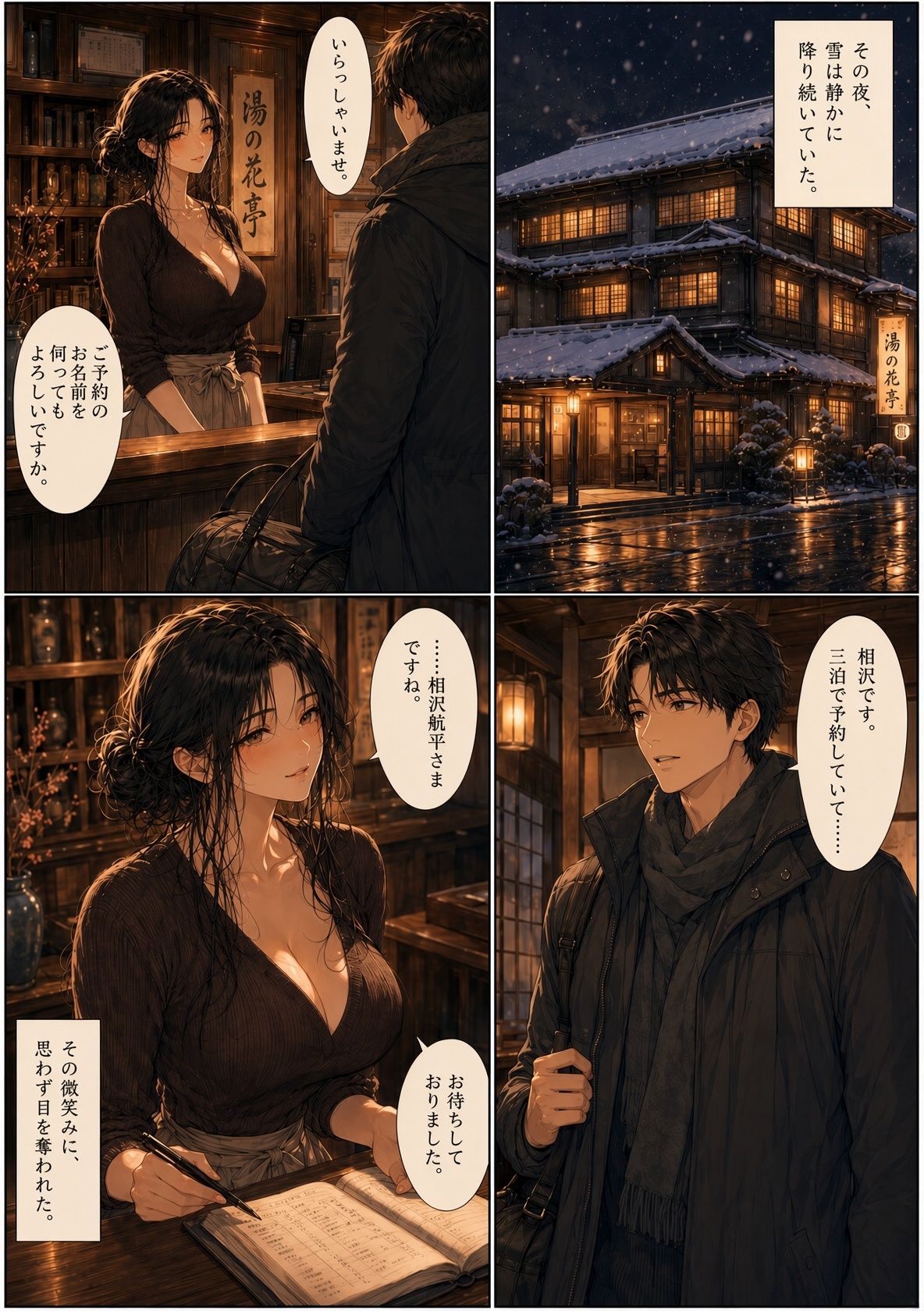 雪解けまで、ここにいて サンプル1ページ目