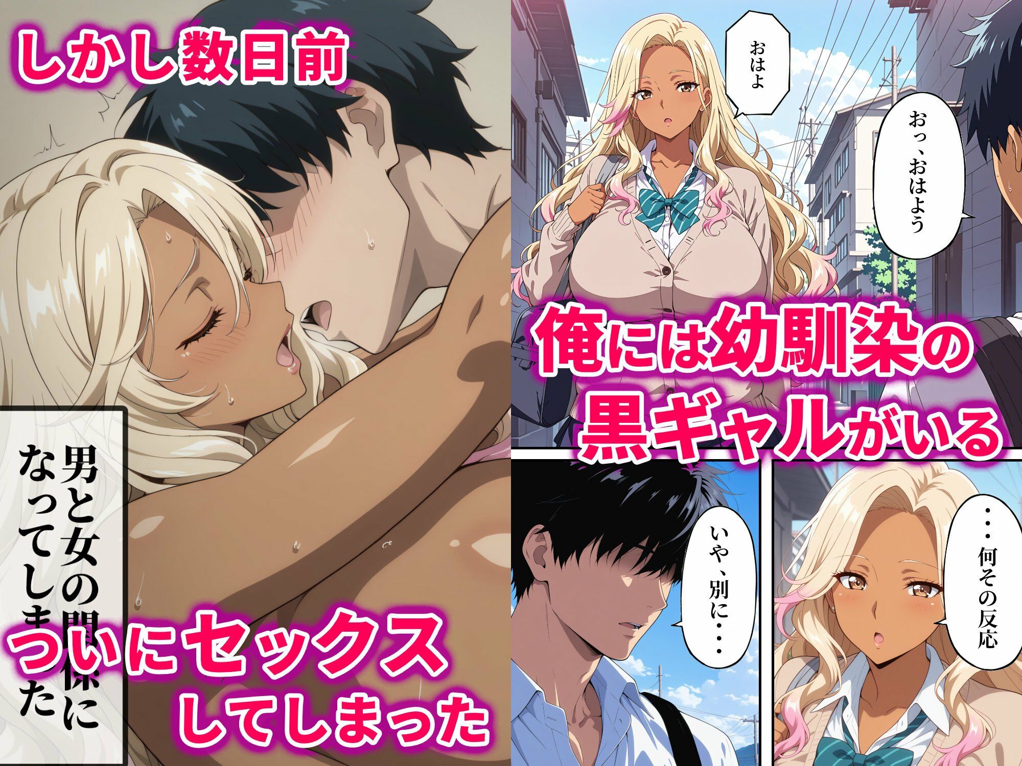 他の女と話してるだけで嫉妬してくるむっちりギャルとモーレツセックスした話 サンプル1ページ目