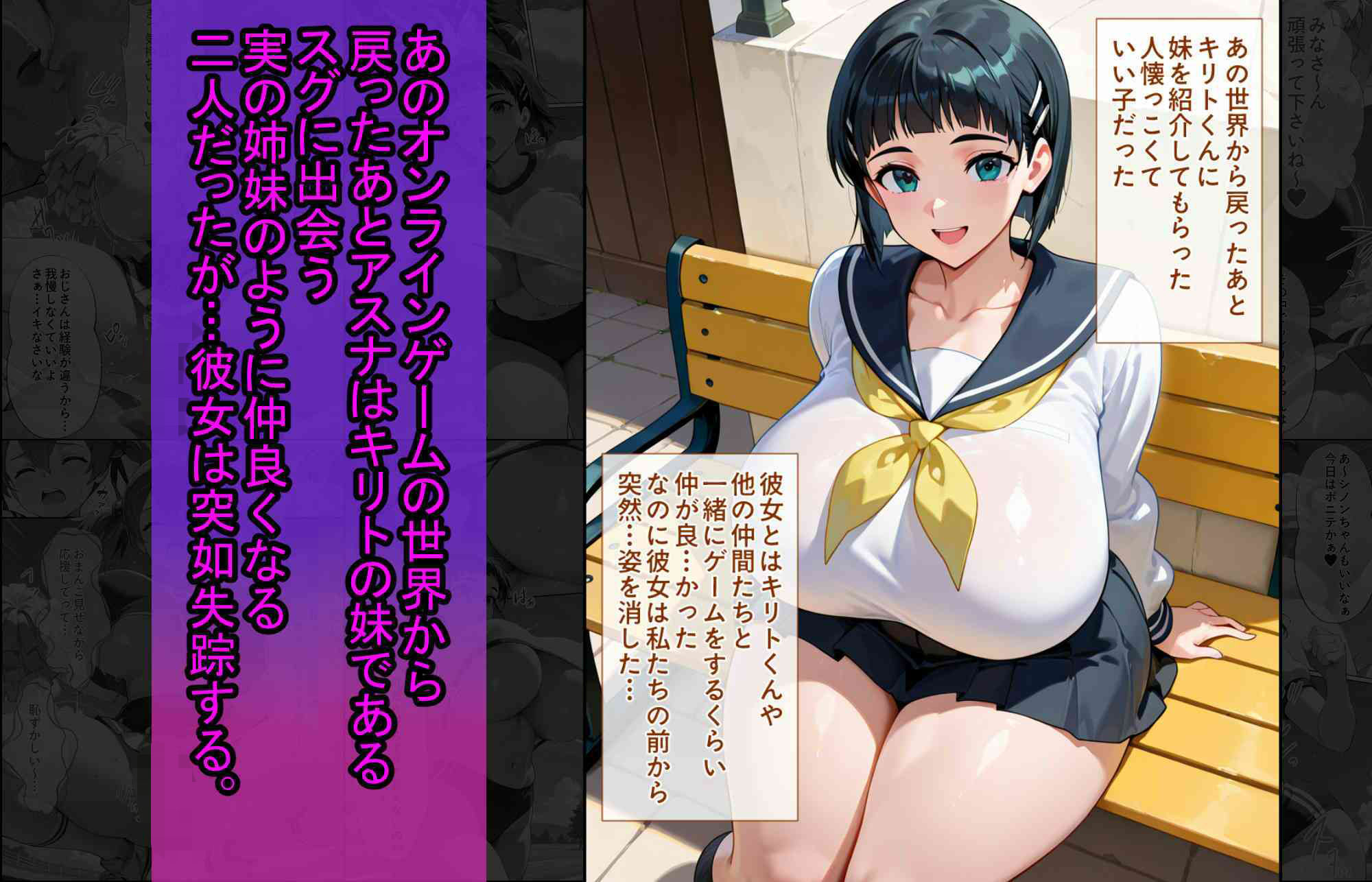 爆乳J●  アスナちゃんが巨根おじさんに寝取られる  話16 サンプル3ページ目