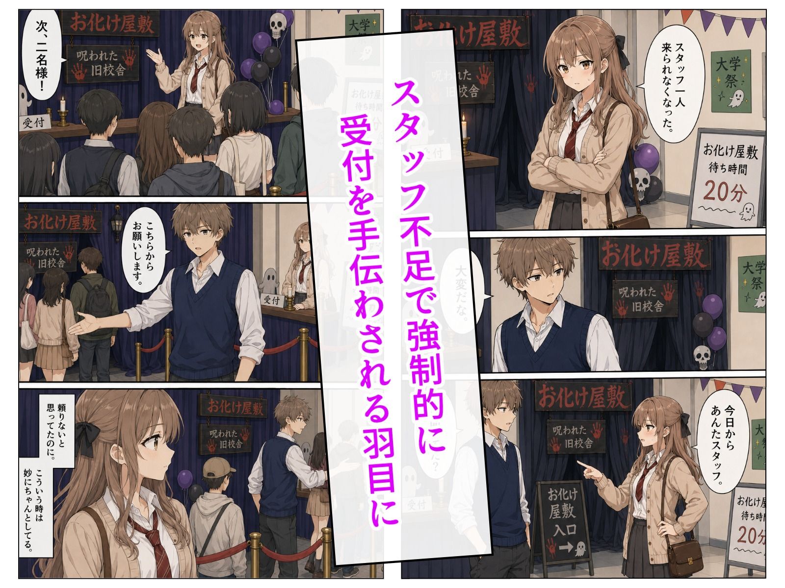 怖いなら、手つないであげる サンプル3ページ目