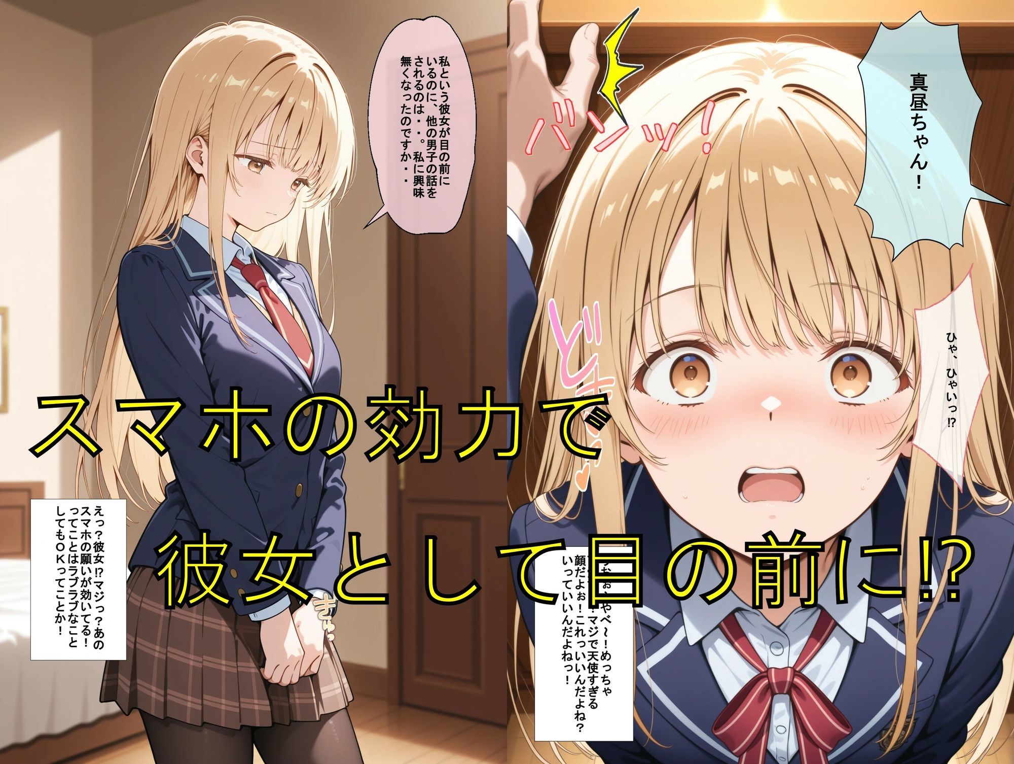 推しキャラ召喚した俺！  天使様のような可愛い美少女とラブラブな時間を  〜椎〇  真昼〜ver サンプル2ページ目