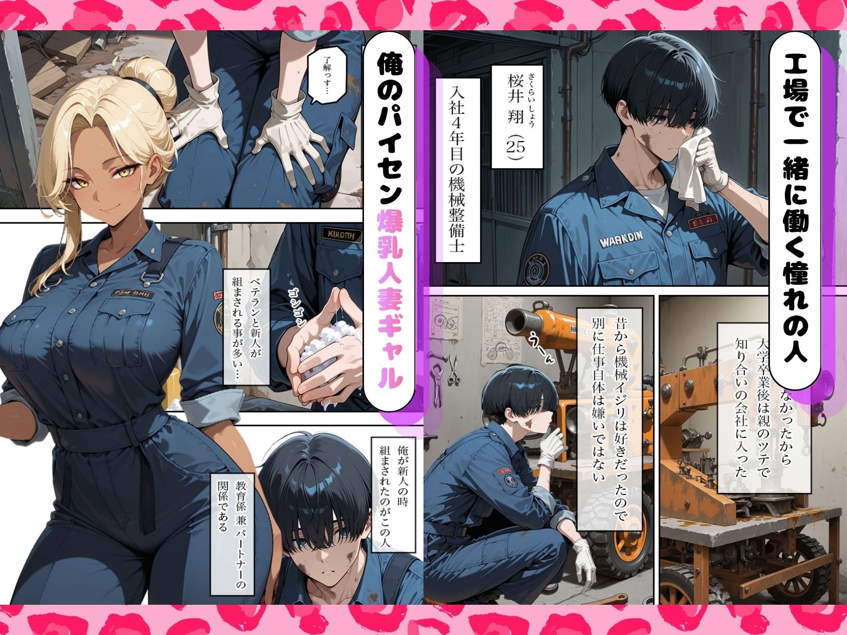 俺だけが知ってる爆乳人妻ギャルパイセンは実はエロ配信者だった話し サンプル1ページ目