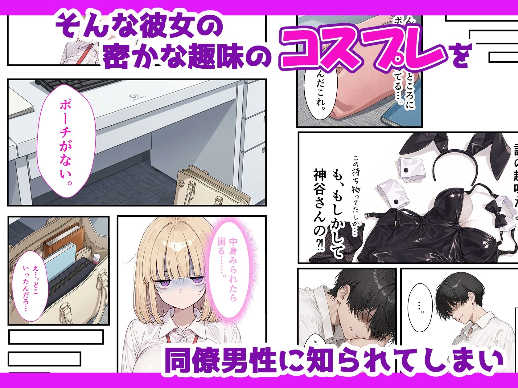 しごでき陰キャジト目巨乳〜同僚に性癖を知られ中だしセックスした話〜 サンプル4ページ目