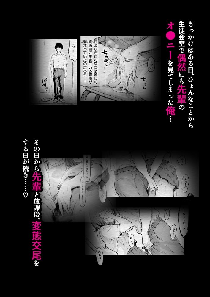 みんなの憧れの生徒会長は実は淫乱痴女で俺と放課後，変態交尾しまくり サンプル2ページ目
