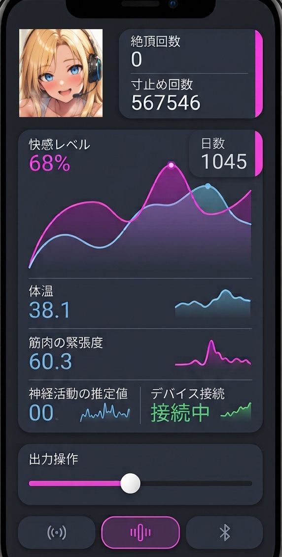 『ライブチャットで知り合った地球の裏側の女の子を電子ロック貞操帯で遠隔寸止め調教、精神をぶっ壊す』 サンプル2ページ目
