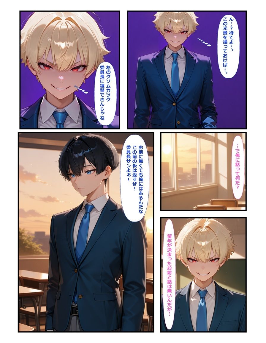風紀委員長は不良の肉便器〜弱みを握られて完全雌堕ち絶頂屈服する元優等生〜 サンプル3ページ目