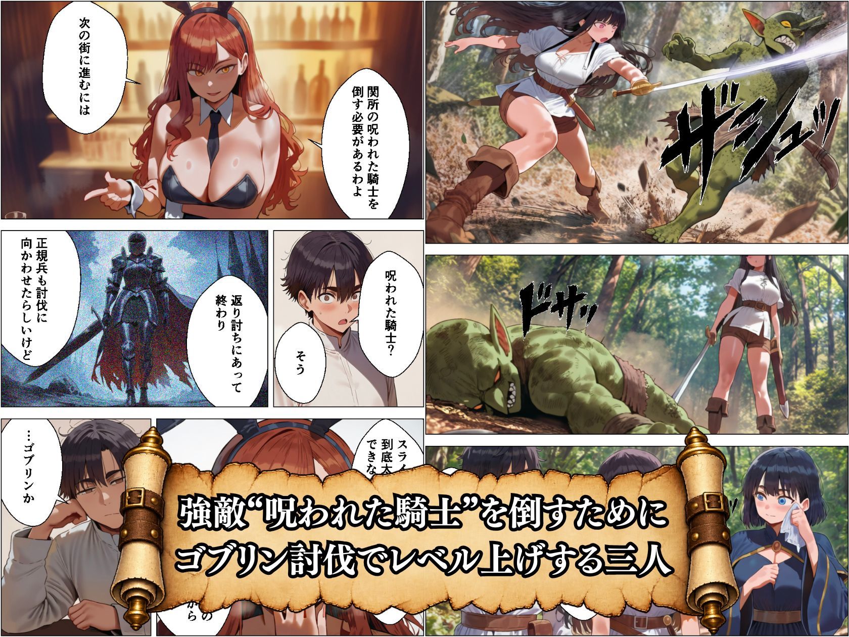 異世界転生したら変態僧侶に転職して生ハメセックスでパーティーを回復しちゃう話 サンプル3ページ目