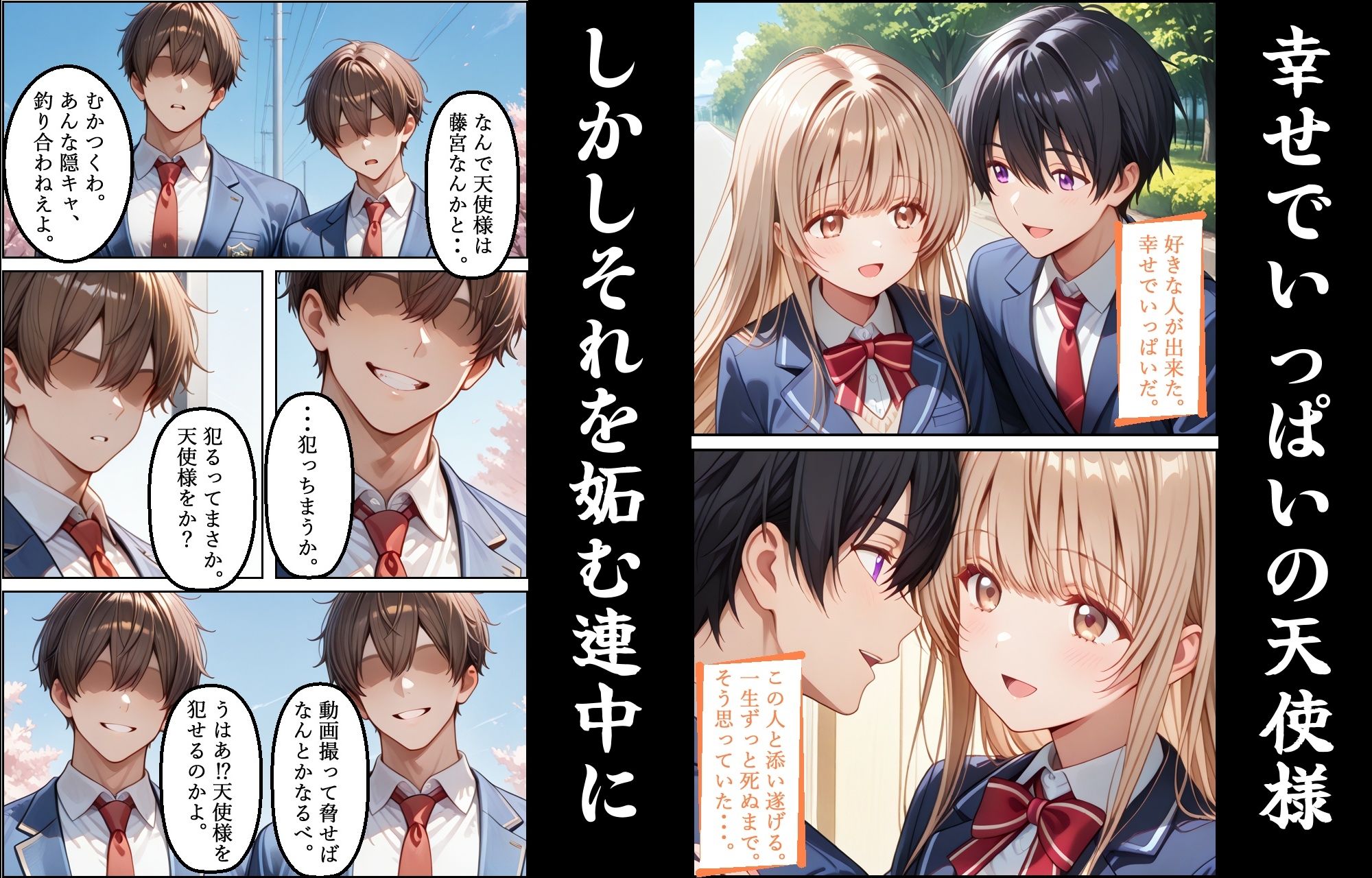 幸せでいっぱいの天使様が滅茶苦茶に壊されてしまった件 サンプル1ページ目