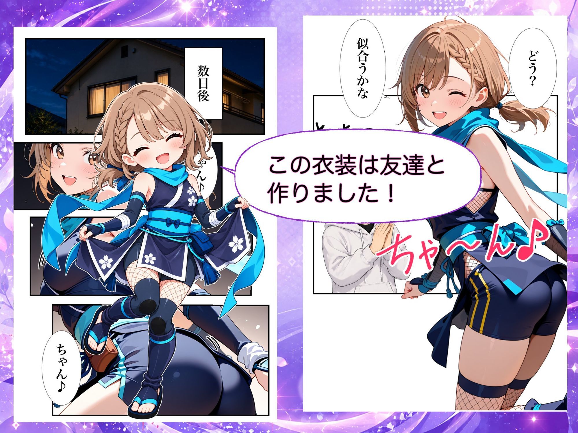 くのいち妹ちゃん〜ブラコン妹ちゃんとでかちんお兄ちゃん外伝〜 サンプル3ページ目