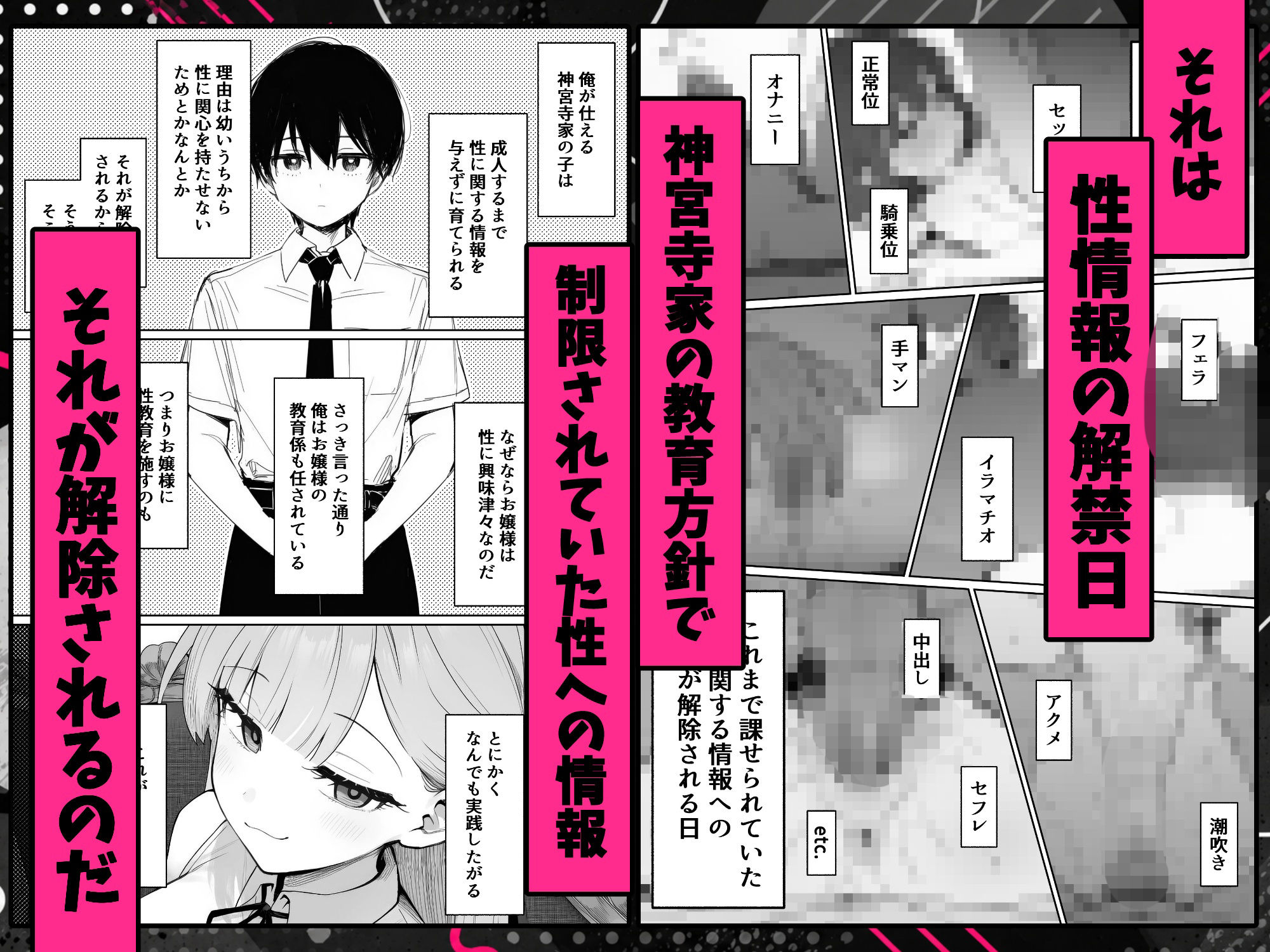 お嬢様はセックスをご所望です サンプル2ページ目