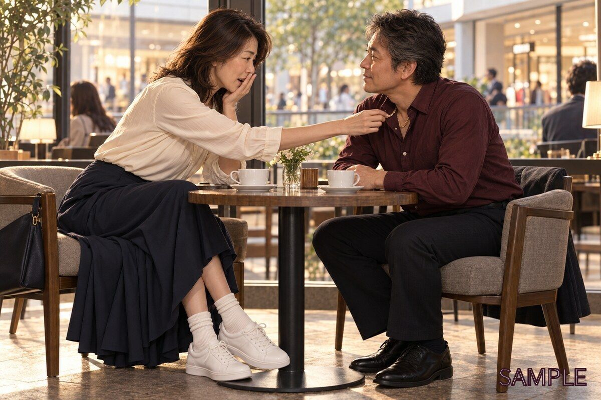 二十七年ぶりに再会した人妻は、白い靴下を履いていた サンプル2ページ目