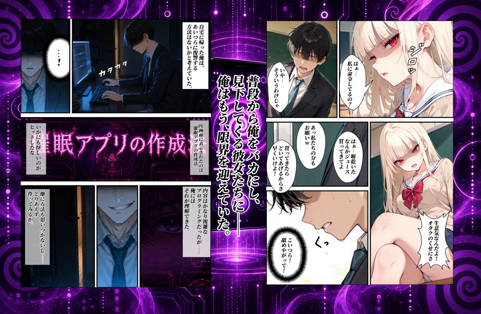 陰キャの俺が催〇アプリで一軍ギャルを堕とすまで... サンプル2ページ目