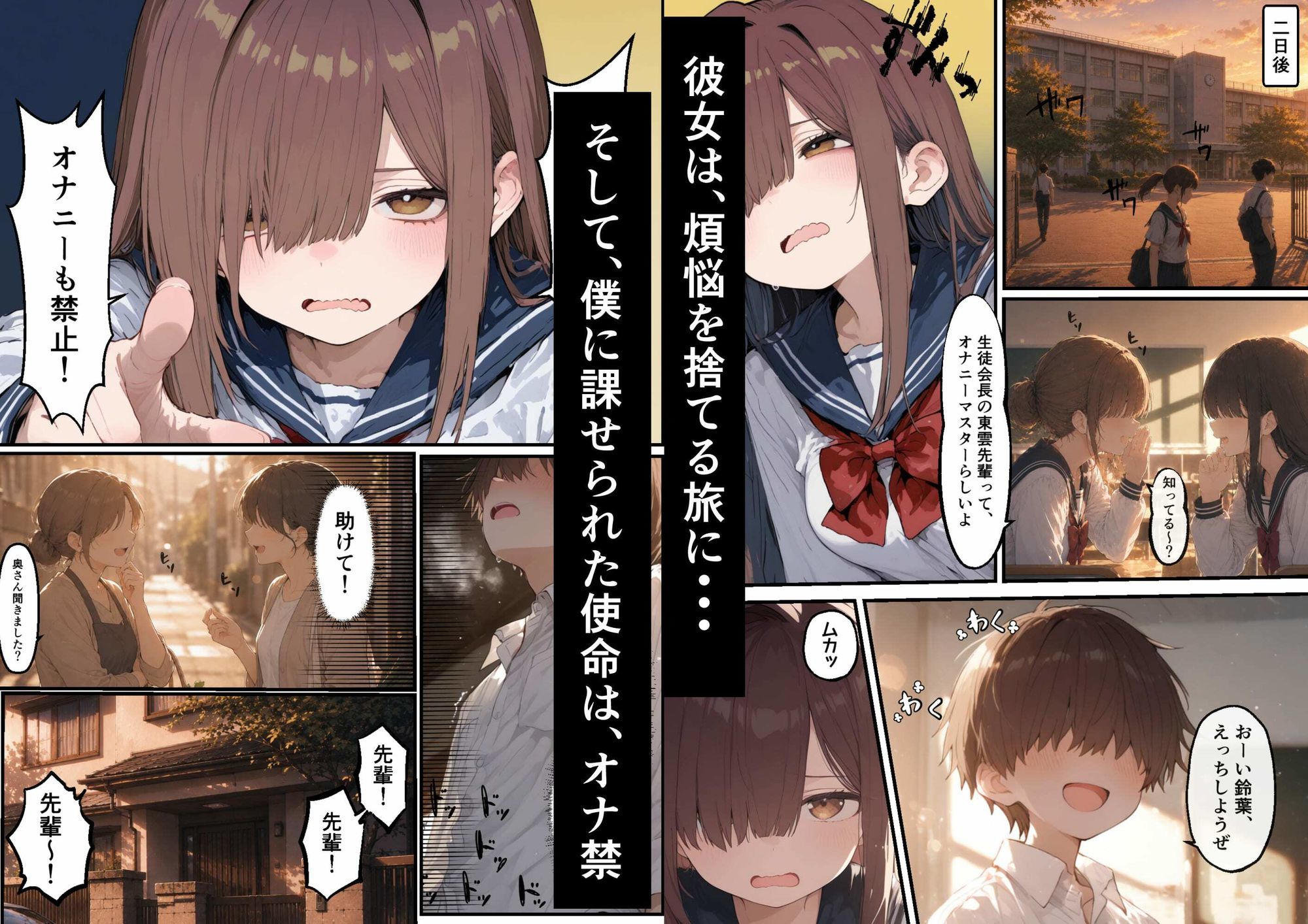 東雲詩織の事情 - 彼女にオナ禁させられたら、その姉がシコ許可をくれた話 サンプル4ページ目