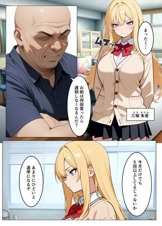捕まったら強●種付け  〜巨乳ギャルにお仕置きセックス〜 サンプル1ページ目