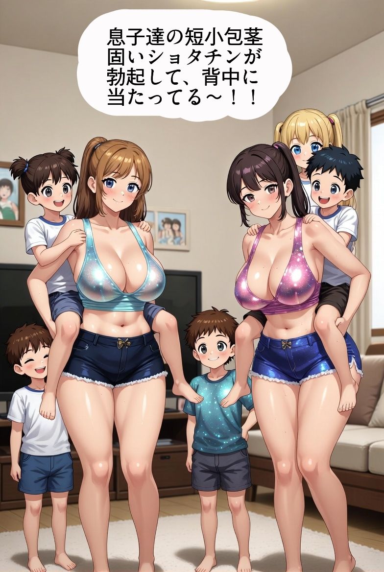 母子相姦ママがいっぱい  1  妄想ママズ サンプル7ページ目