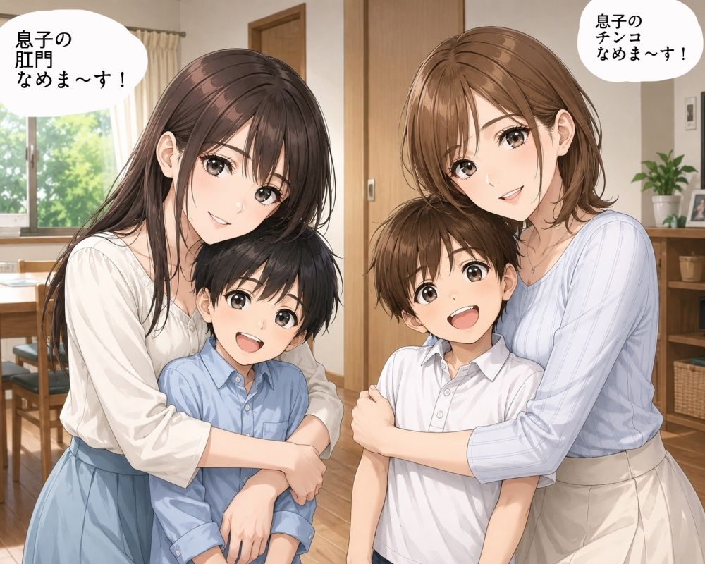 母子相姦ママがいっぱい  1  妄想ママズ サンプル10ページ目