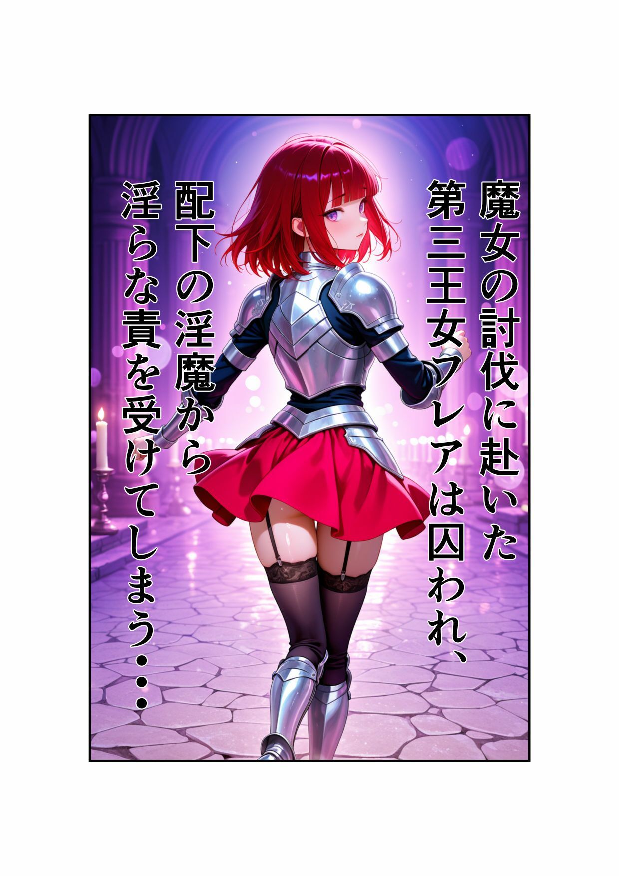 転生淫魔の調教日誌  episode 1 〜処女騎士の尻穴調教〜 サンプル2ページ目