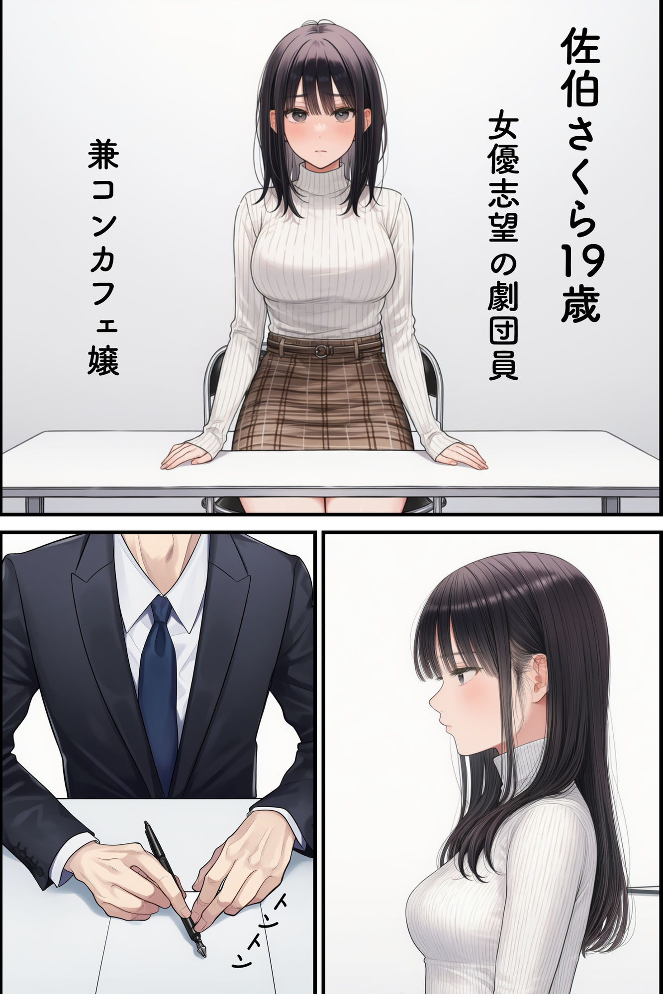 なんで、私がAVに！？ サンプル1ページ目