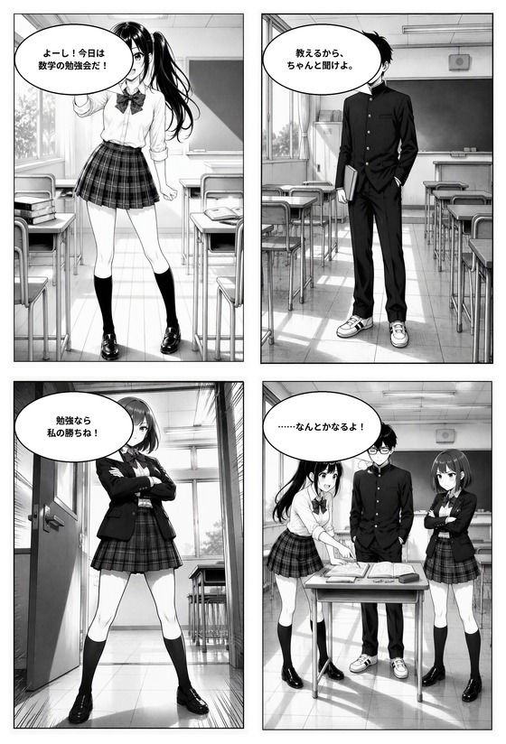 放課後ハイテンション！〜ほのかと仲間たちの学園コメディ〜 サンプル4ページ目