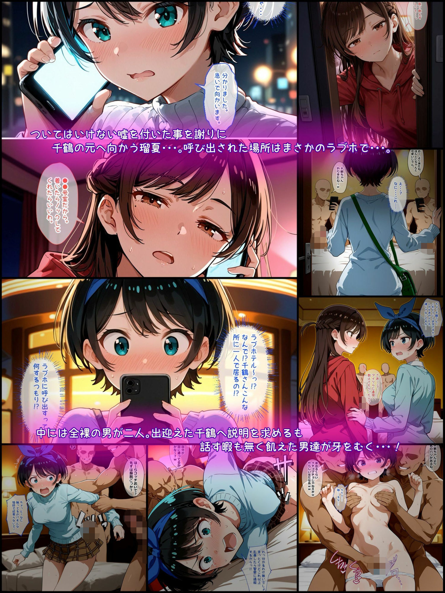 142P！！全部嘘ついた瑠夏ちゃんのせいだから。 サンプル2ページ目