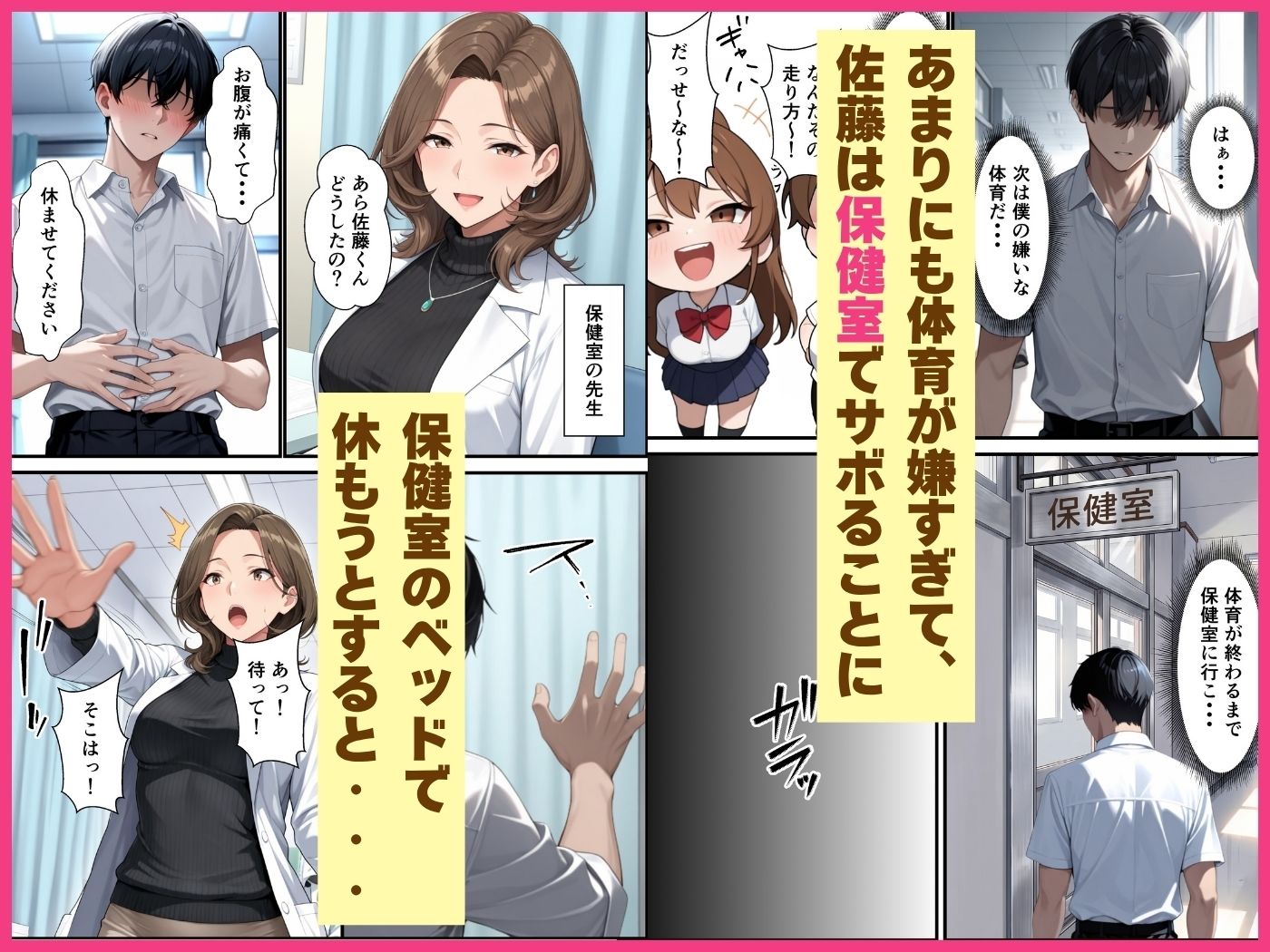 陰キャの僕が一軍ギャルの性処理係に任命されて搾り取られた話 サンプル2ページ目