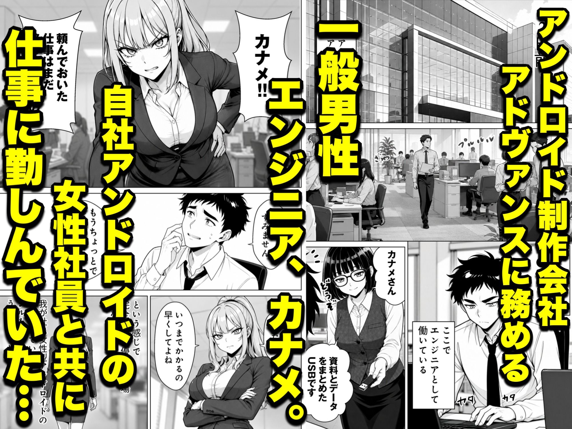 女アンドロイドへの復讐〜パワハラわからせおまんこハッキング サンプル2ページ目