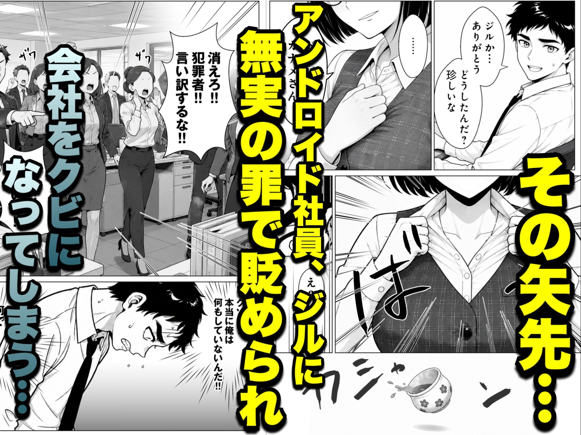 女アンドロイドへの復讐〜パワハラわからせおまんこハッキング サンプル4ページ目