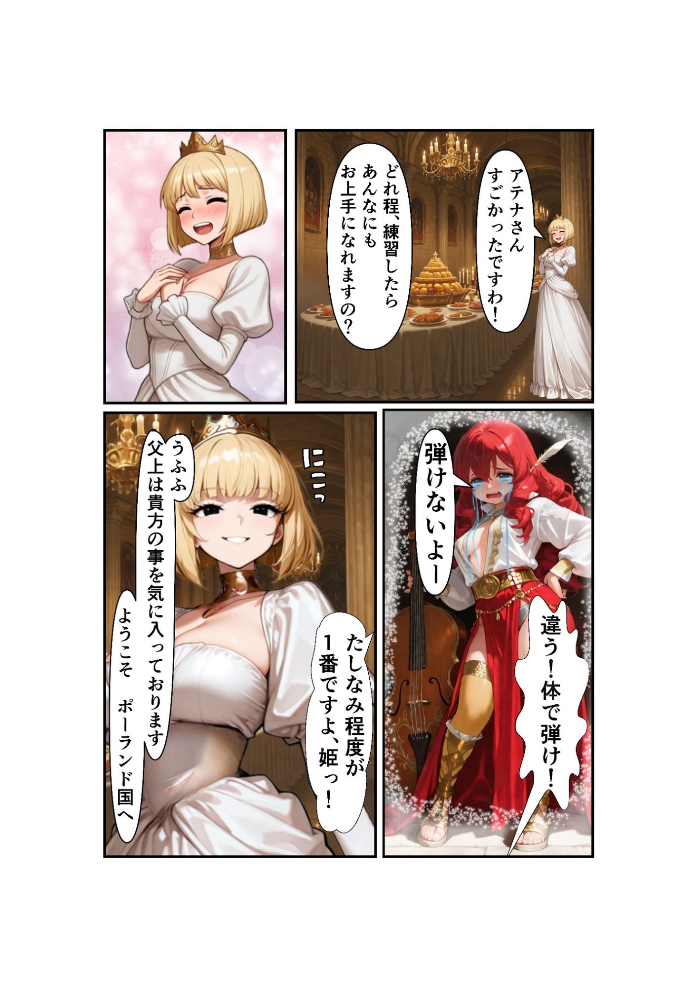 勇者PT壊滅計画 第二の標的・赤い吟遊詩人アテナ サンプル5ページ目