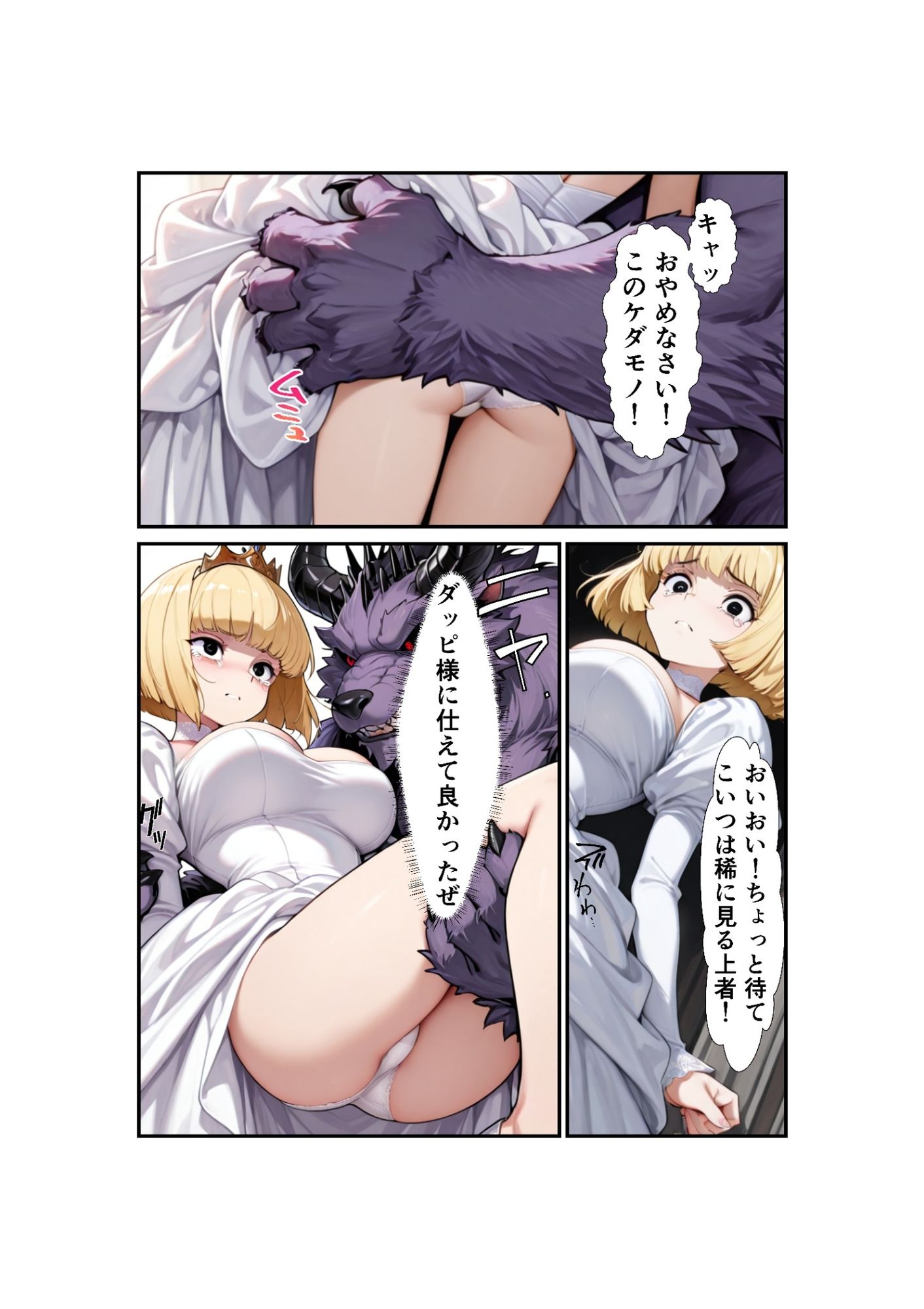勇者PT壊滅計画 第二の標的・赤い吟遊詩人アテナ サンプル6ページ目
