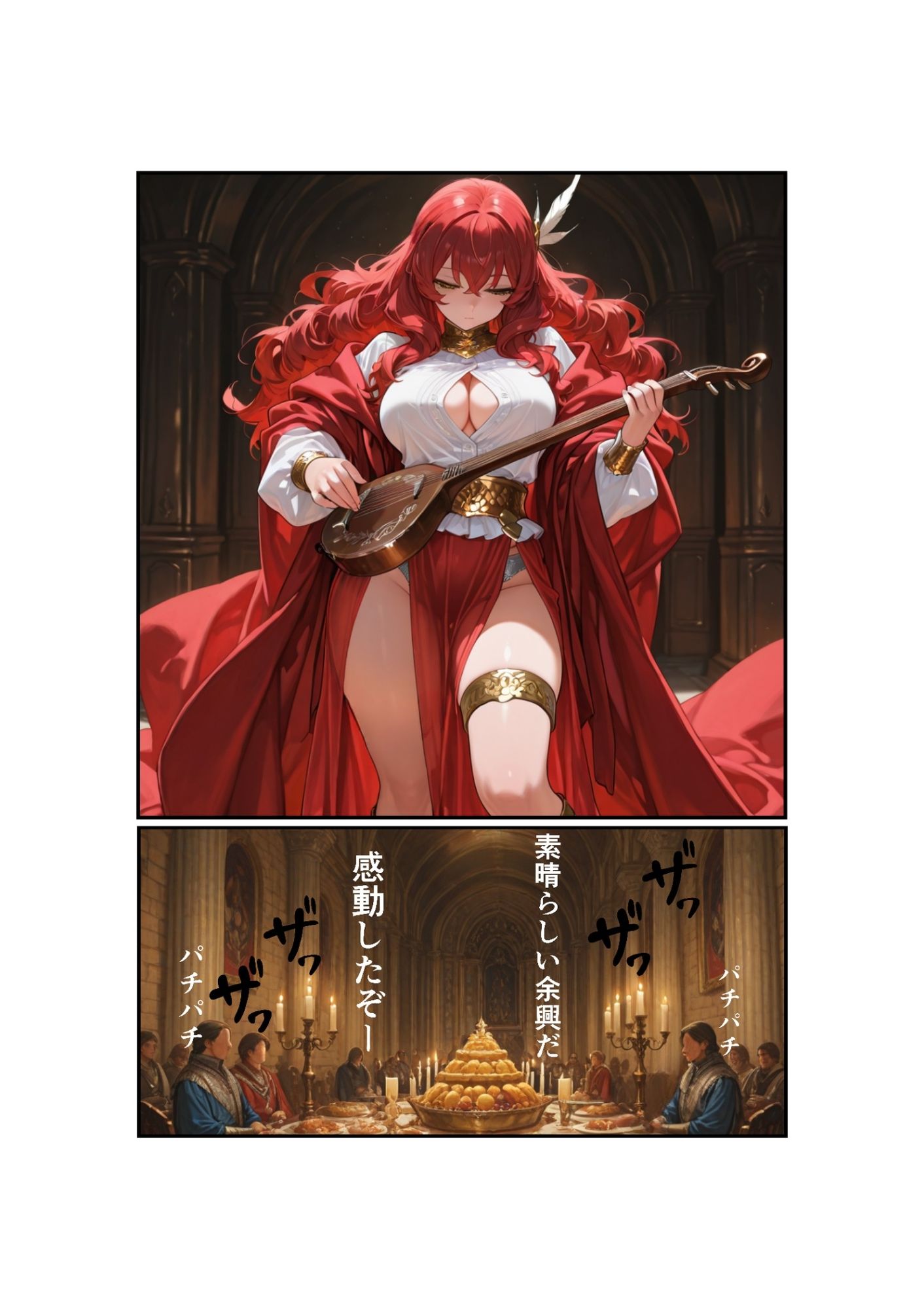 勇者PT壊滅計画 第二の標的・赤い吟遊詩人アテナ サンプル7ページ目