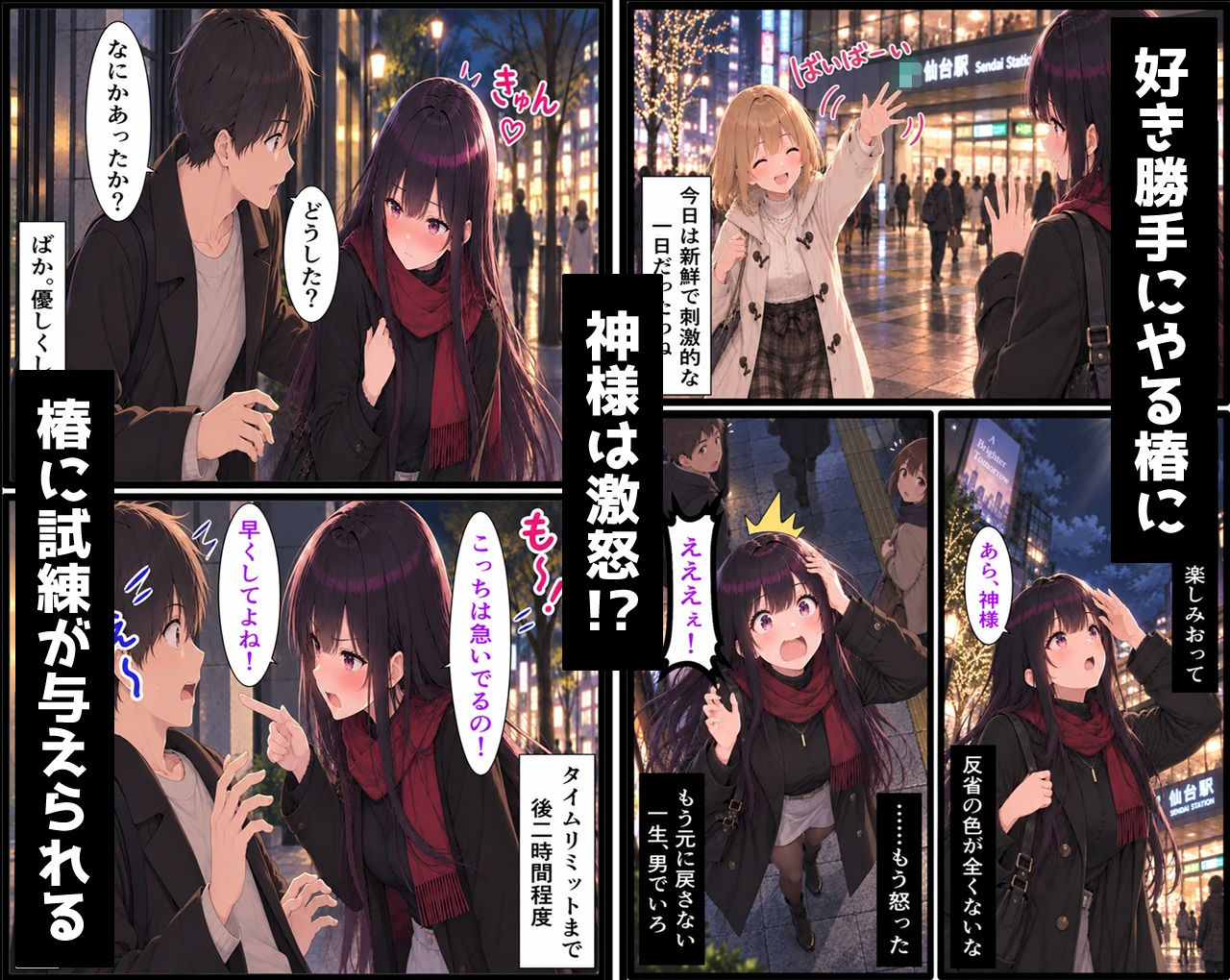 無防備すぎる同級生に、理性が追いつかなかった話 第17.5話「椿の秘密の一日」 サンプル8ページ目