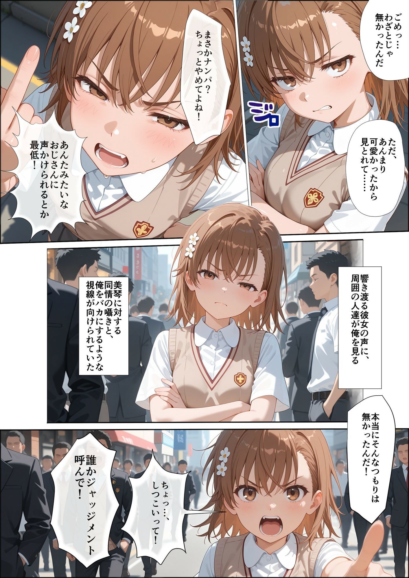 復讐催〇・俺を拒絶した女を友達含め全員堕とす  〜とある魔術〇禁書目録編〜 サンプル7ページ目
