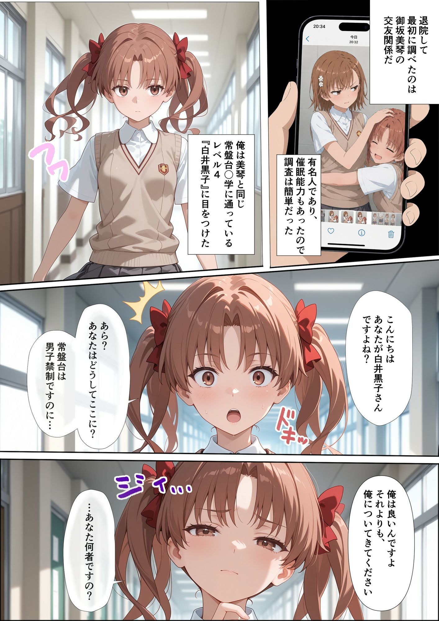 復讐催〇・俺を拒絶した女を友達含め全員堕とす  〜とある魔術〇禁書目録編〜 サンプル10ページ目