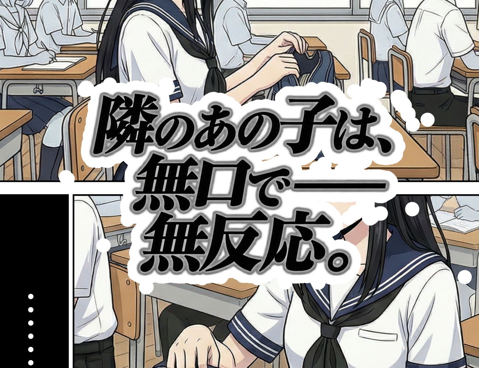 無口なむくちさん サンプル3ページ目
