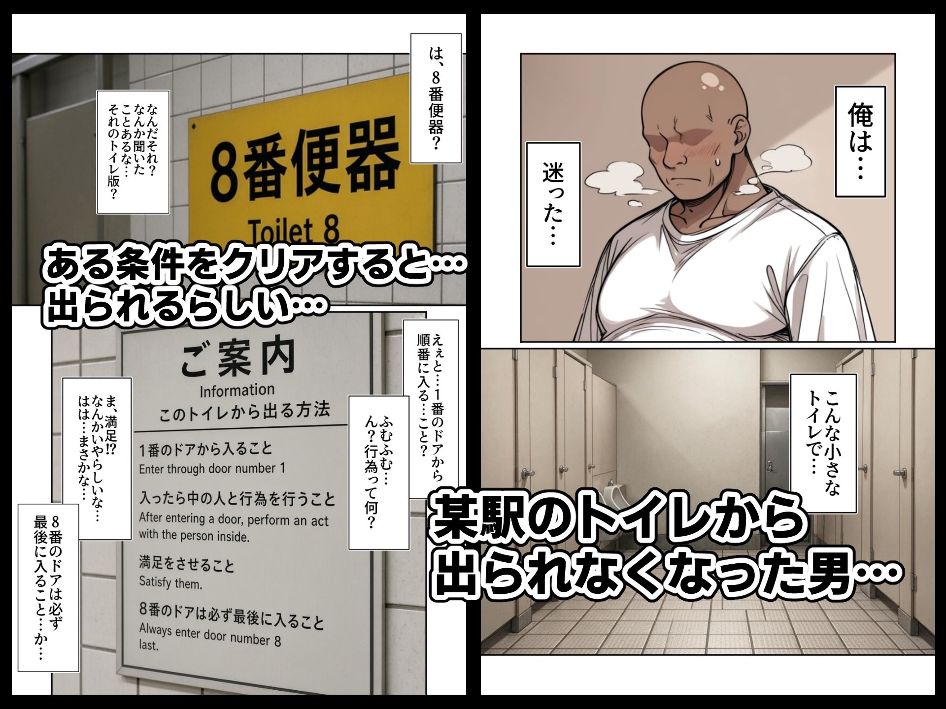 8番便器 第一話 サンプル1ページ目
