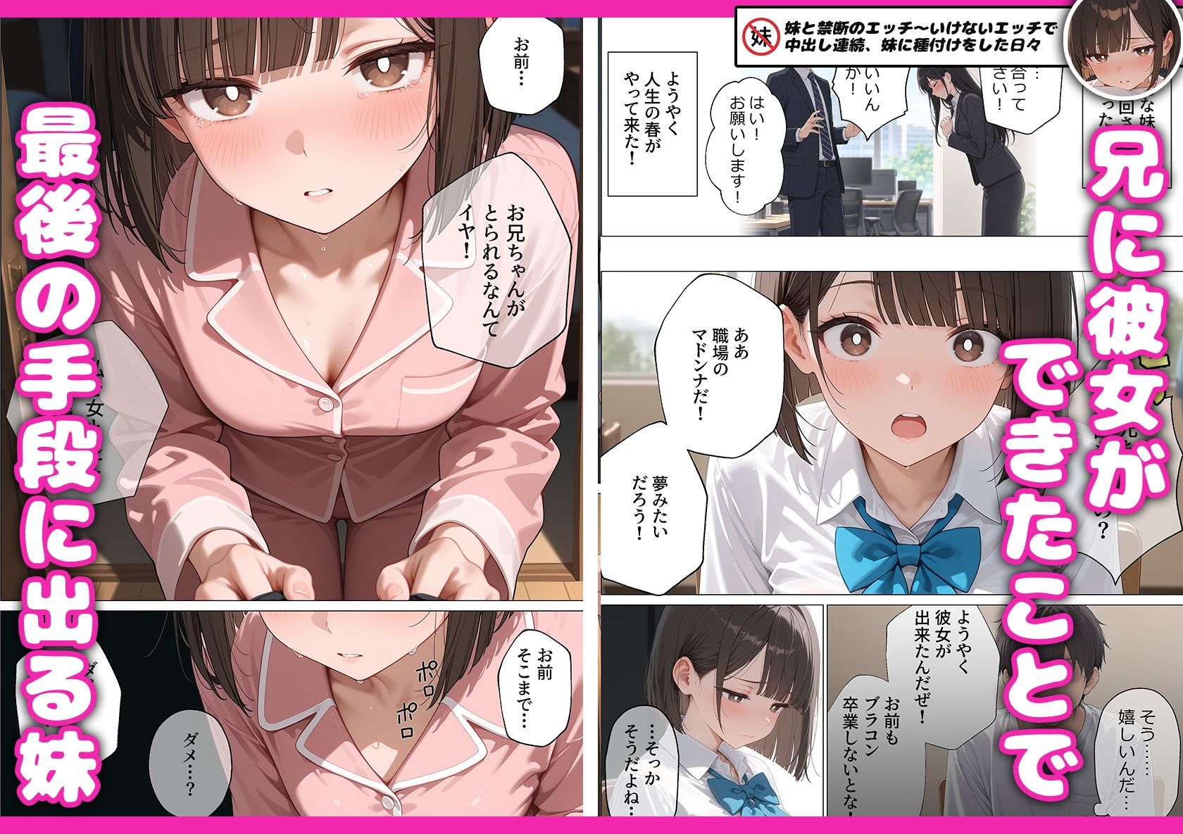 妹と禁断のエッチ〜いけないエッチで中出し連続、妹に種付けをした日々 サンプル2ページ目