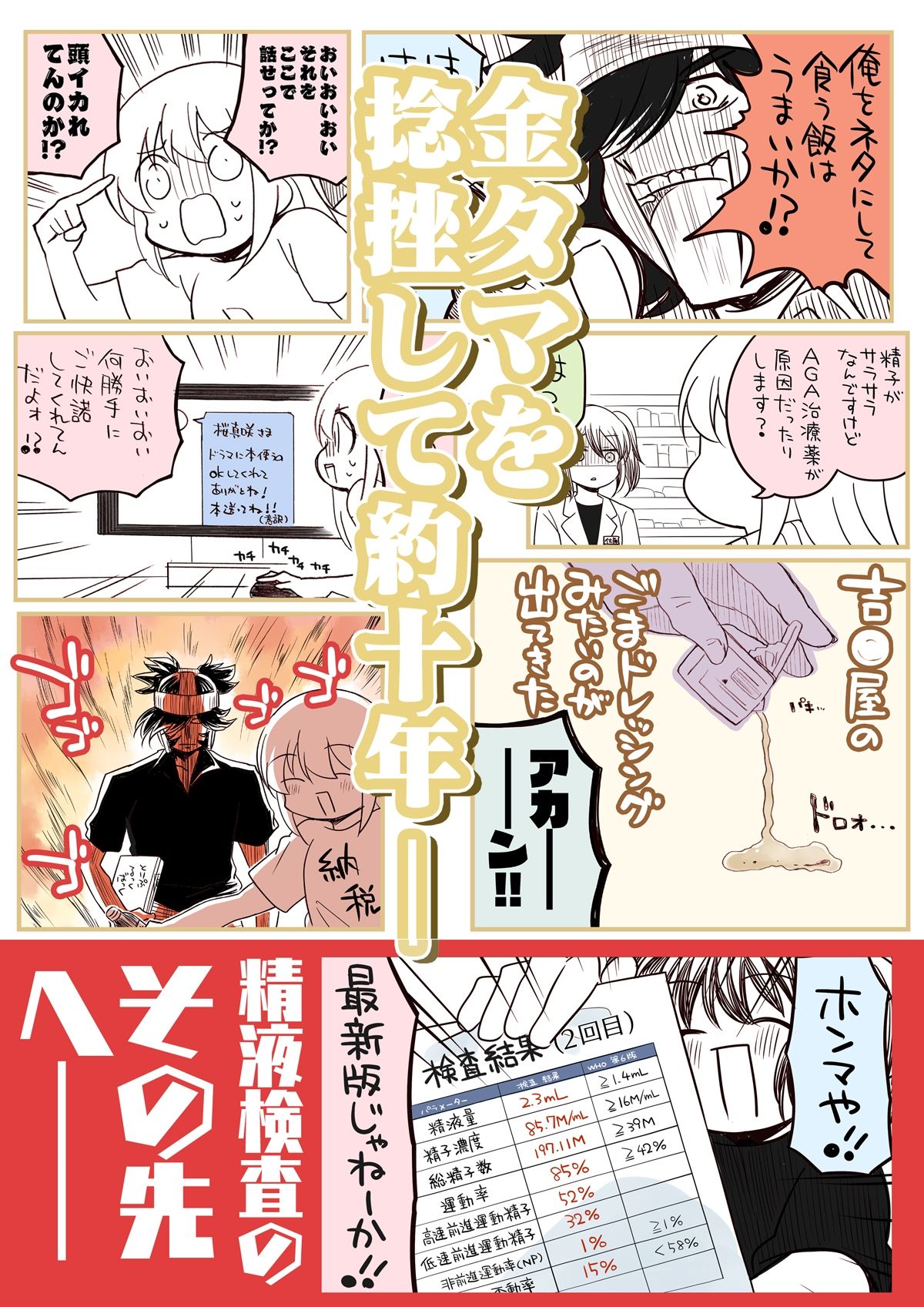 金タマを捻挫した話。アルティメット サンプル10ページ目