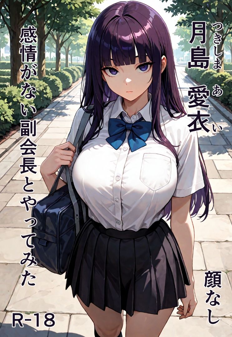 感情がない副会長とやってみた サンプル1ページ目