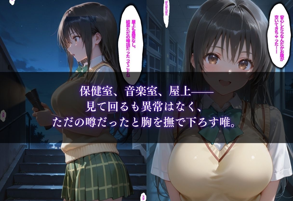 風紀委員が夜の校舎で媚薬堕ち 古手川唯の秩序崩壊 サンプル3ページ目
