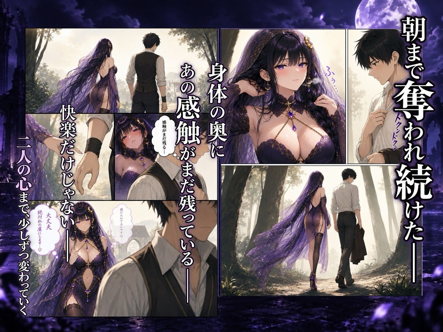 ド淫乱ヒーラー「ツキミの回復術」―精力が尽きるたび回復魔法で何度も搾り取られた― サンプル4ページ目