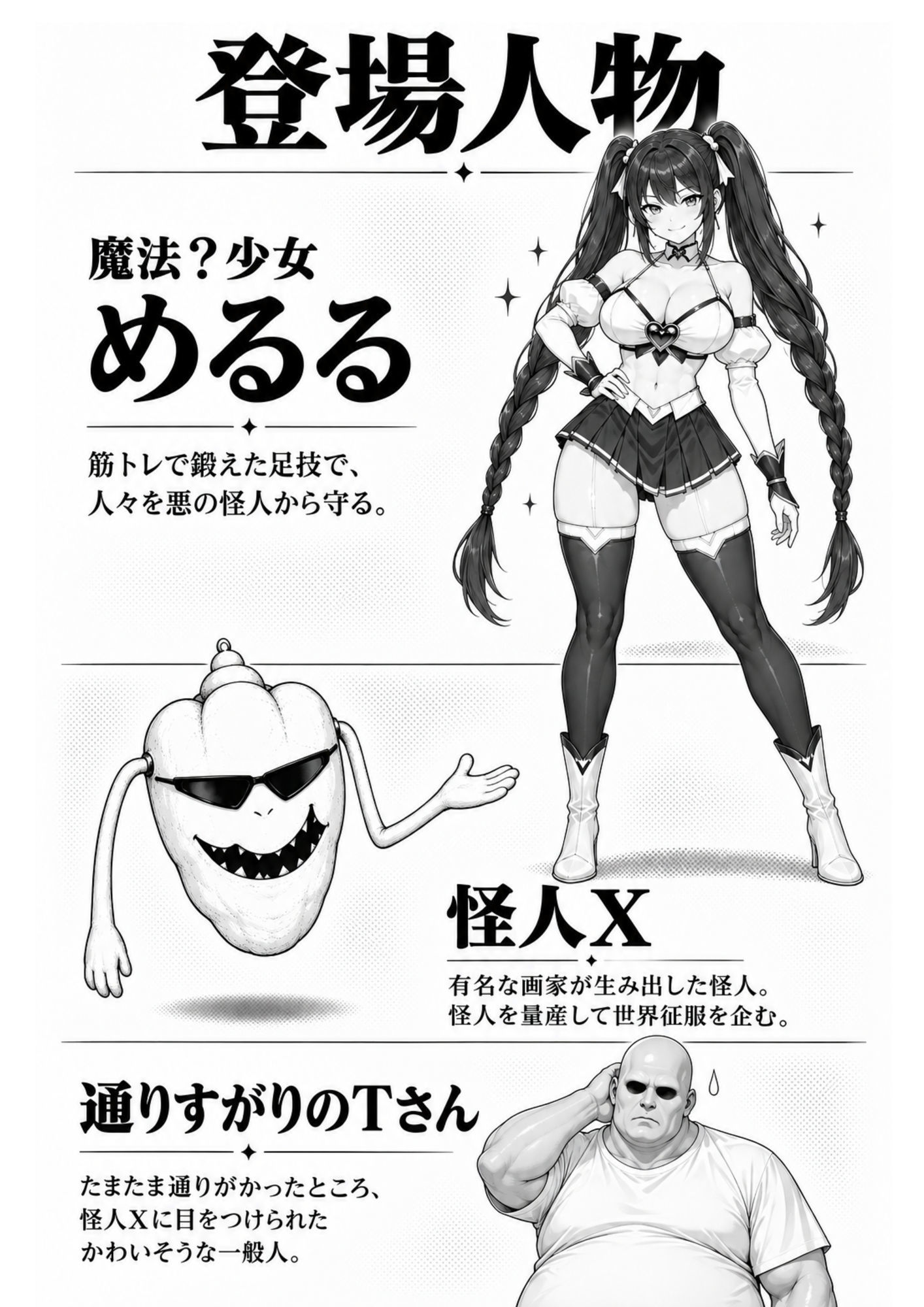 魔法少女完全敗北！ サンプル1ページ目