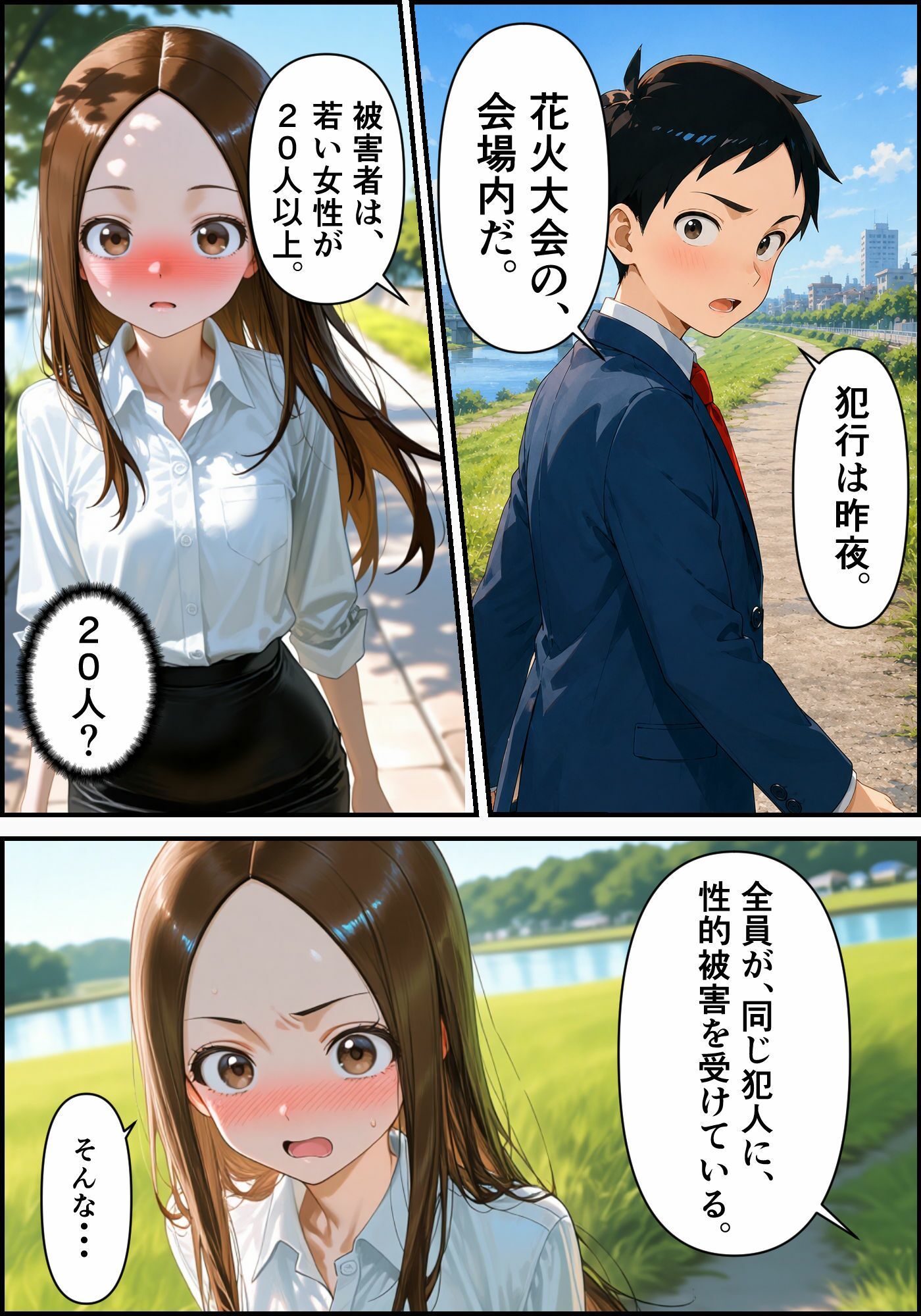 CG漫画『胸キュン捜査官』第六話 サンプル2ページ目
