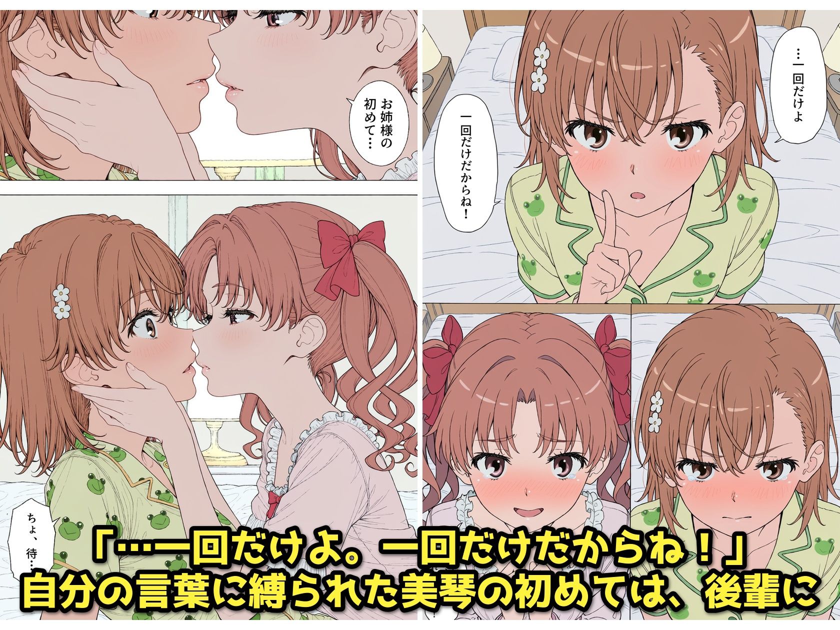 【漫画】とある美琴の羞恥体験 〜後輩と、あいつと、女王と〜 サンプル2ページ目