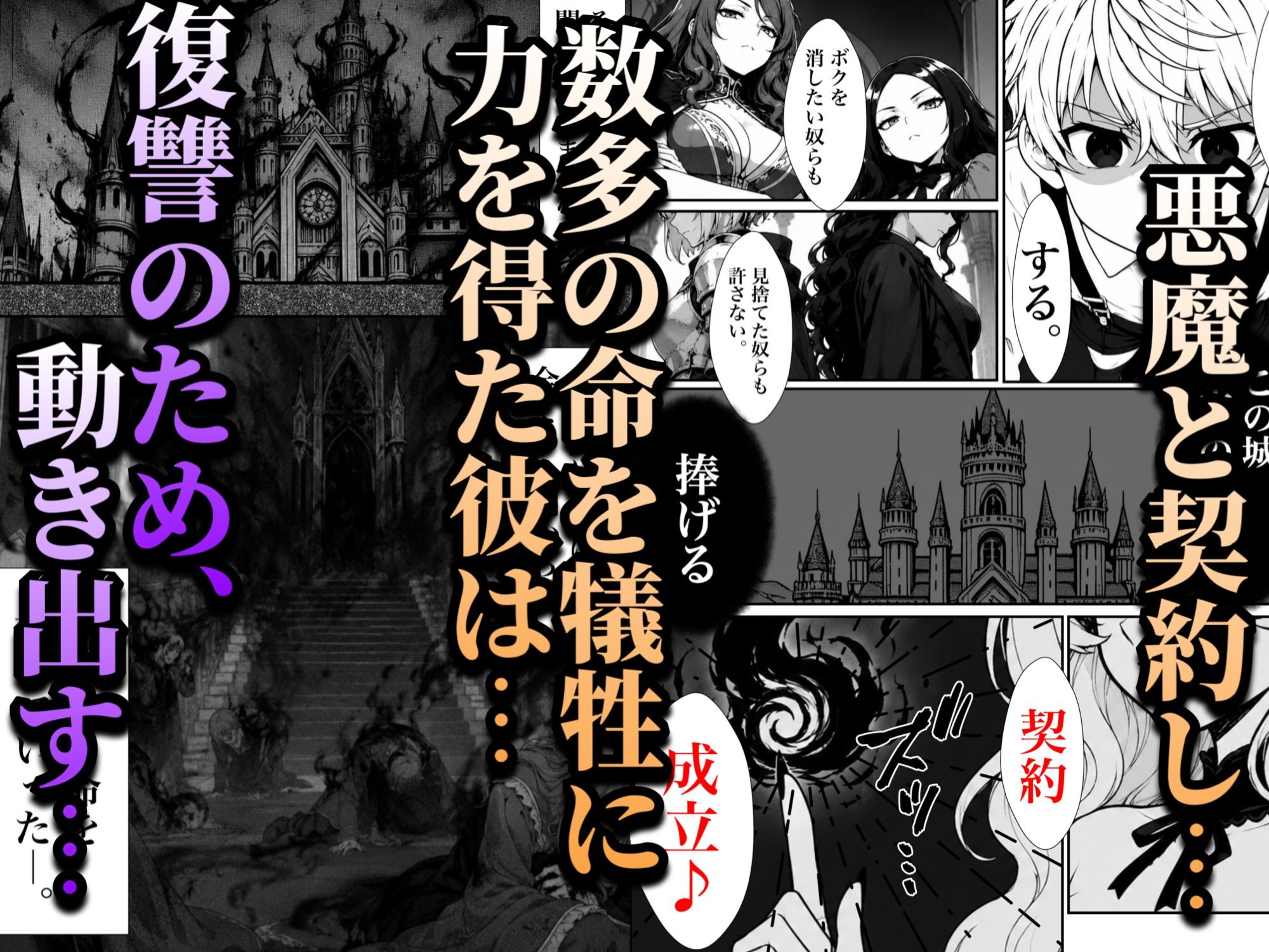 ネクロマンサーになって蘇生傀儡化、滅びた王国をハーレム帝国に作り替える サンプル7ページ目