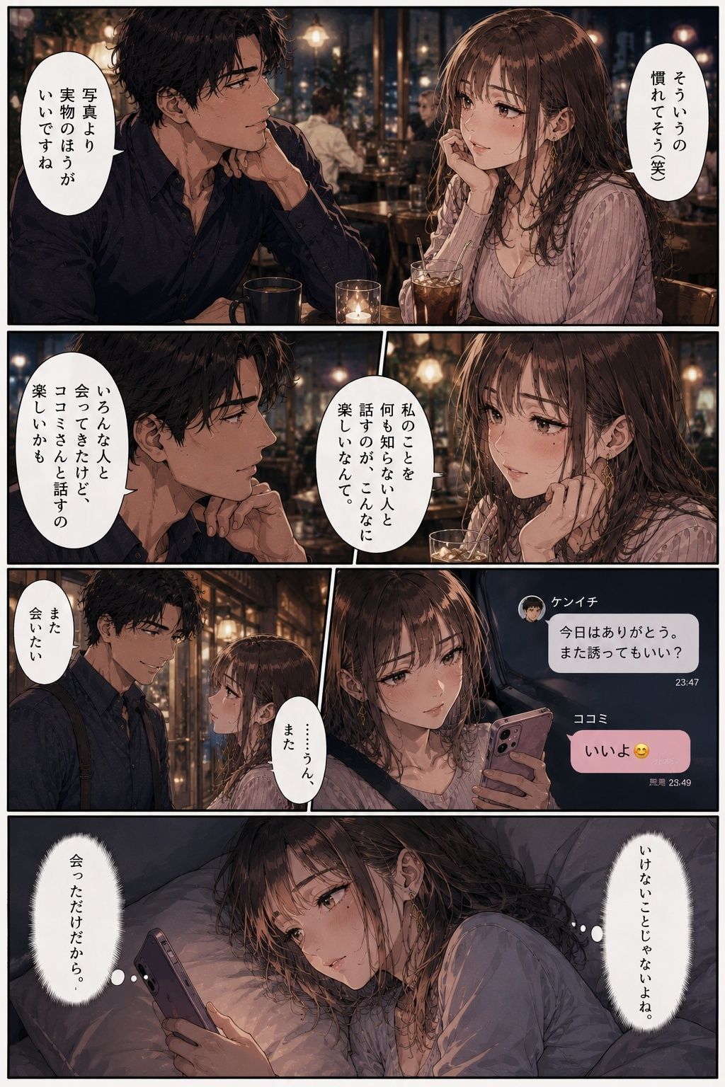 婚約中の彼女をマッチングアプリで見つけた。 〜プロフィールには「彼氏なし」と書かれていた〜 サンプル3ページ目